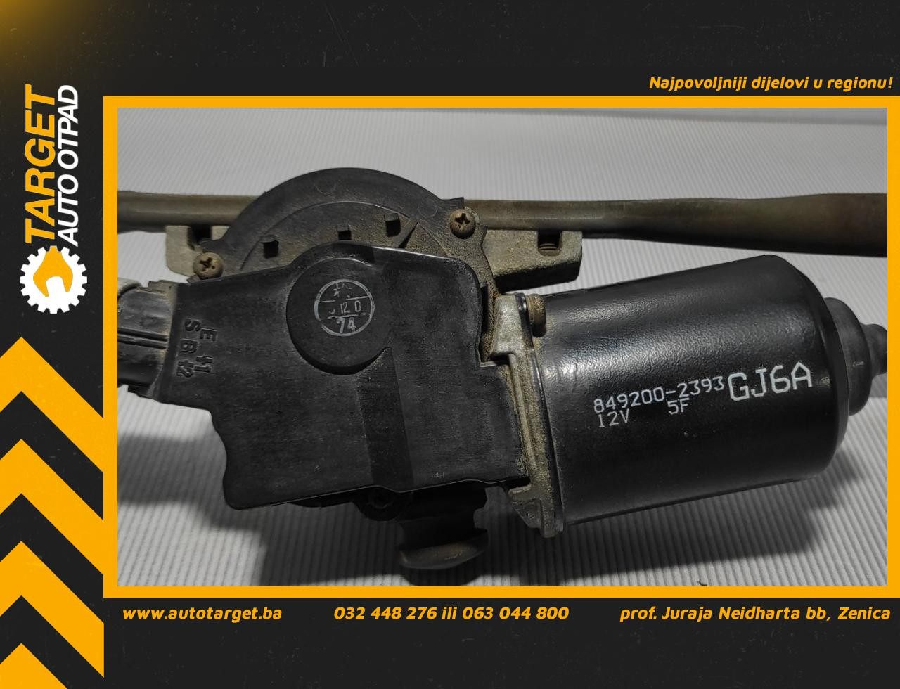 DIJELOVI MOTORIC PREDNJEG BRISACA MAZDA 6 > 02-05 8492002393