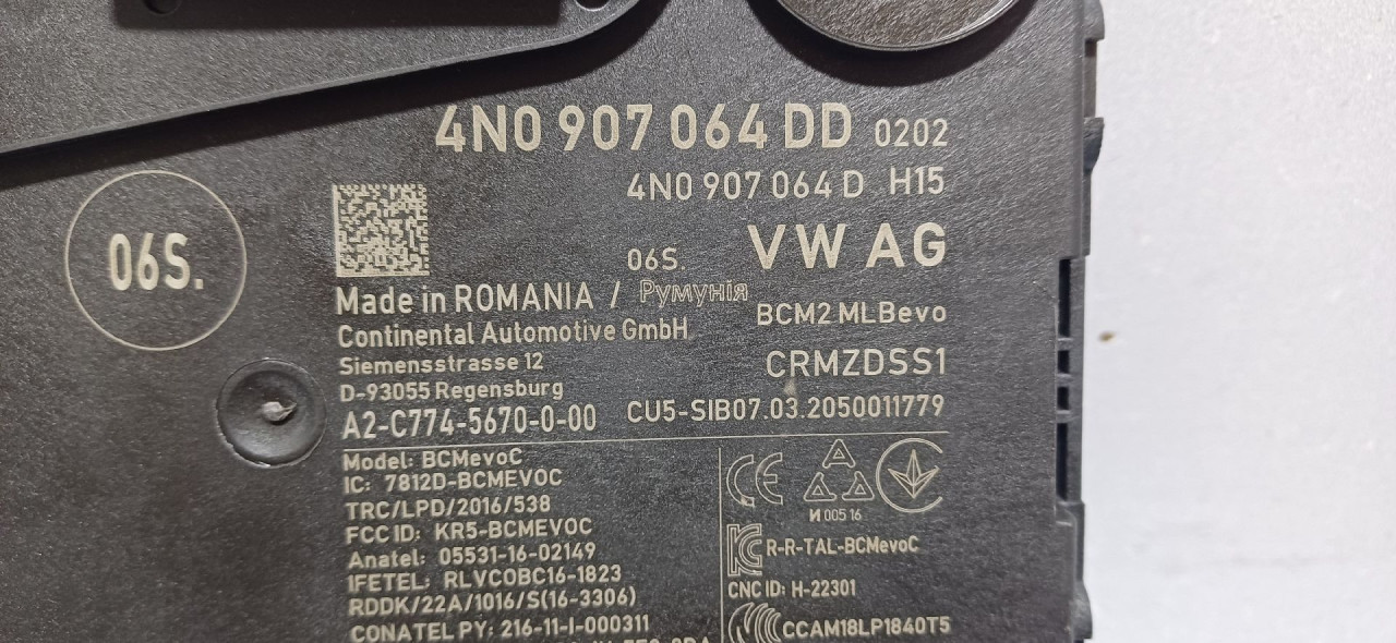 DIJELOVI BCM ELEKTRONIKA AUDI A7 > 18- 4N0907064DD