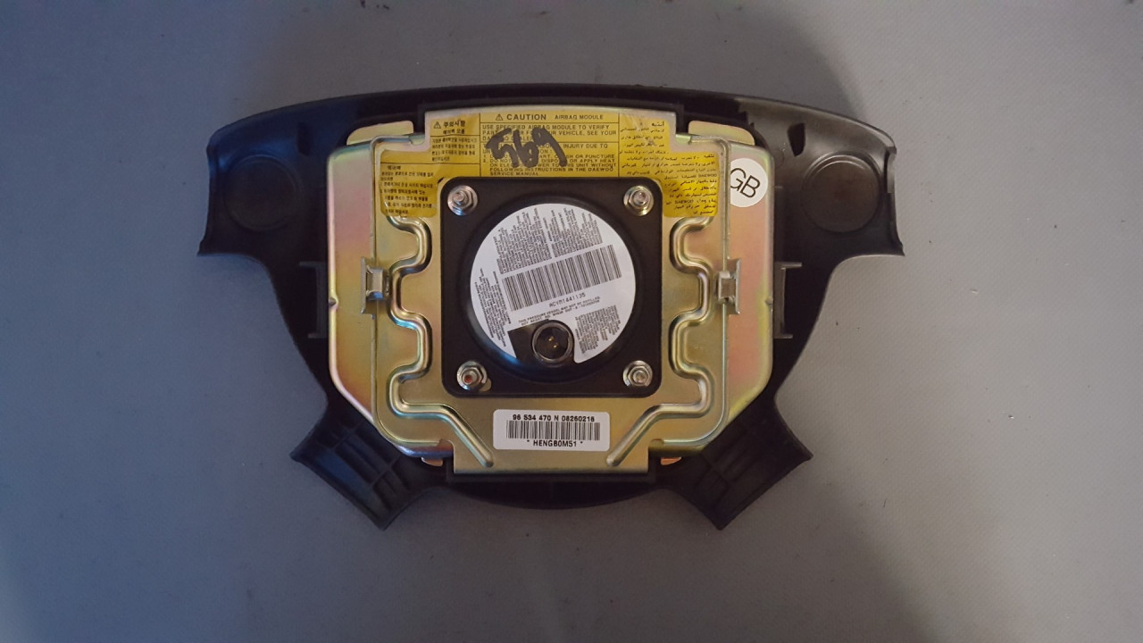 AIRBAG VOLANA CHEVROLET/DAEWOO KALOS > 02-06 96534470N
