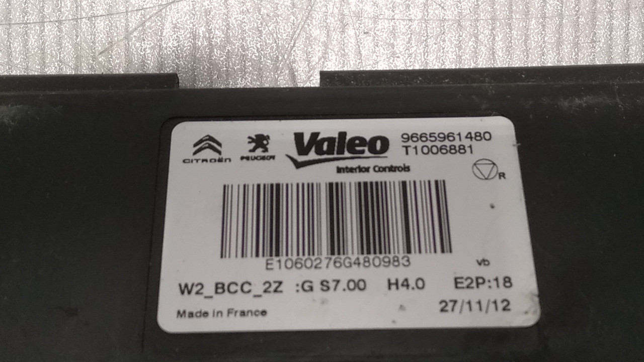 BCM ELEKTRONIKA PEUGEOT 508 > 14-18 9665961480