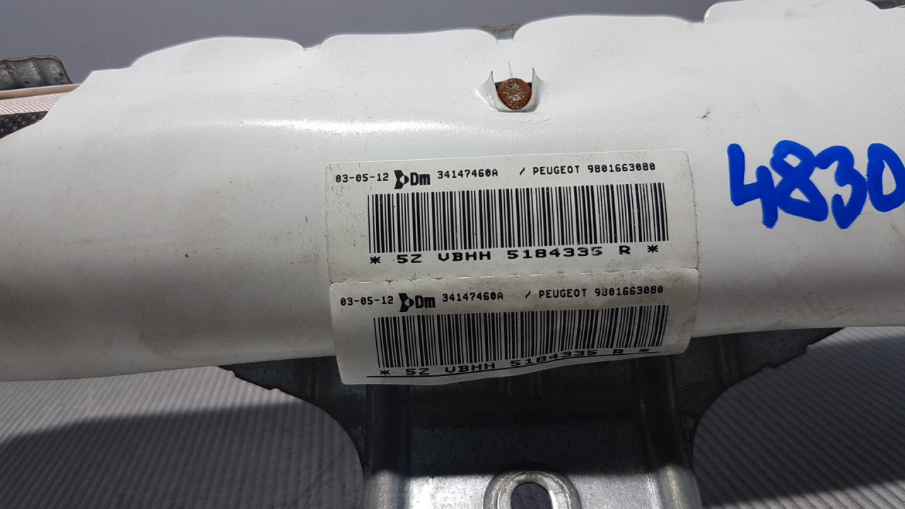 KROVNI AIRBAG PEUGEOT 3008 > 09-13 9801663080
