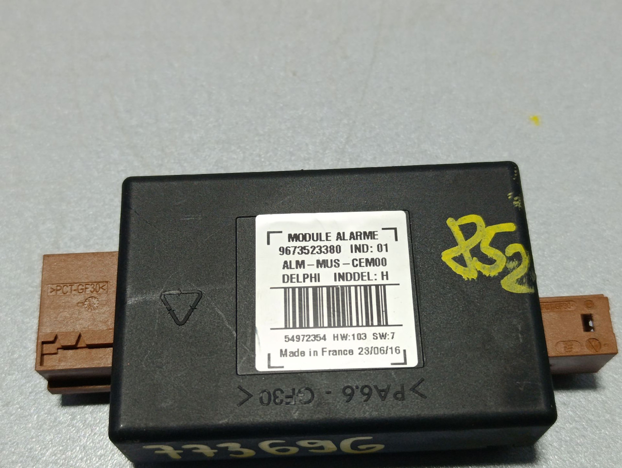 ELEKTRONIKA ALARMA PEUGEOT 308 > 13-17 9673523380