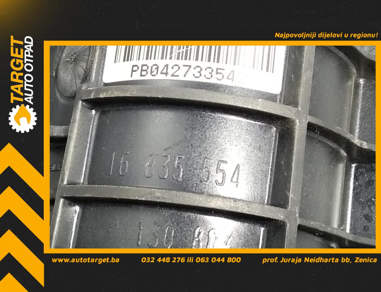 DIJELOVI AIRBAG SUVOZACA OPEL CORSA C > 00-03 16835554