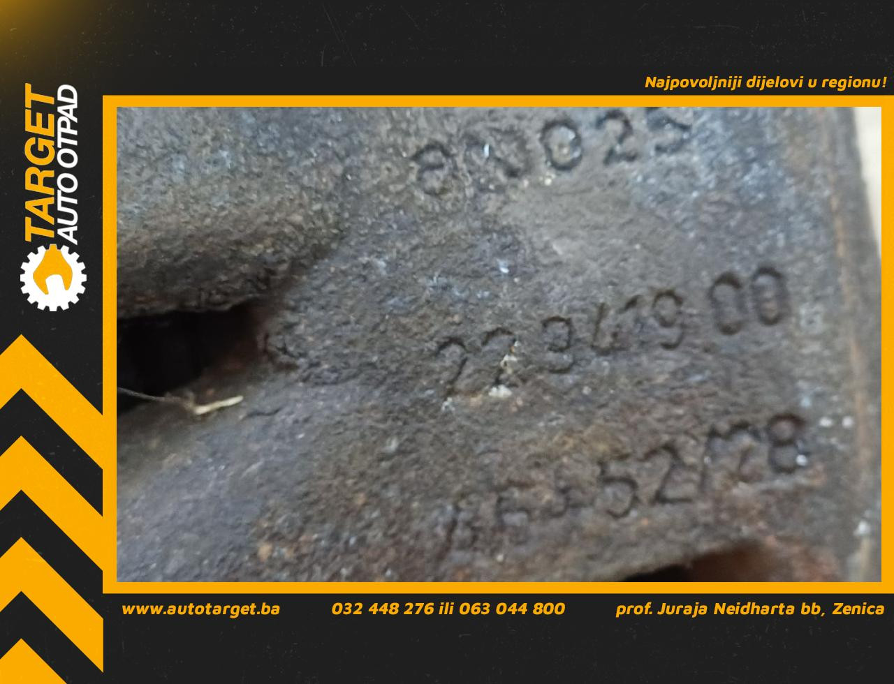 DIJELOVI KOCIONA KLJESTA CITROEN JUMPER > 06-14 2.2 22941900