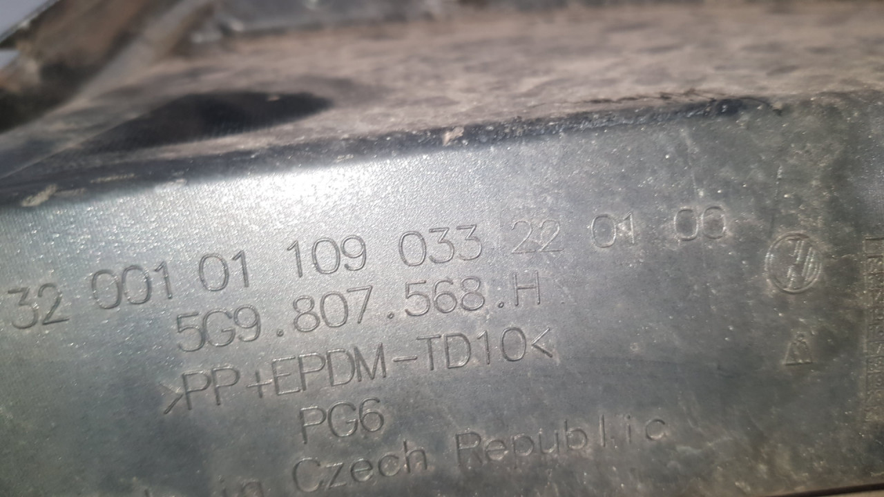 DIFUZOR ZADNJI VW GOLF 7 > 12-16 5G9807568H
