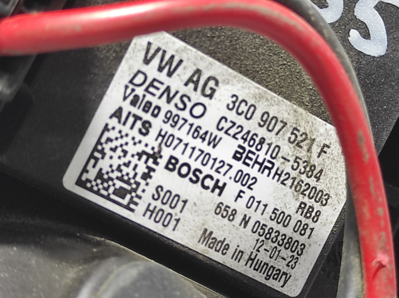 ELEKTRONIKA REOSTAT VW GOLF 6 > 08-12 3C0907521F