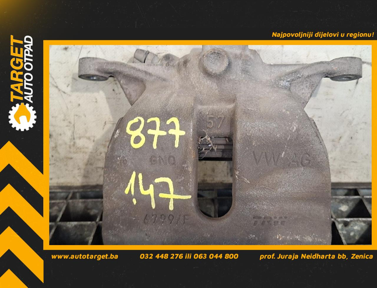 DIJELOVI KOCIONA KLJESTA VW PASSAT B8 > 14-19 2.0 8V0615124D