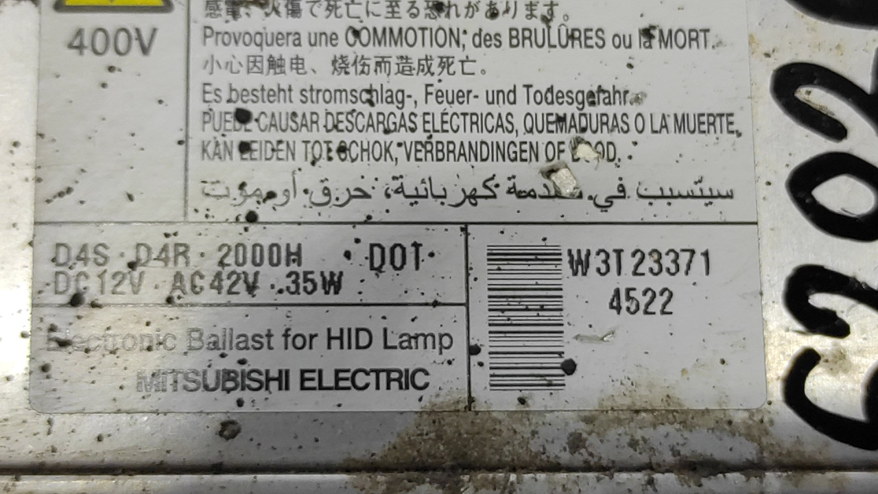 BALAST FARA MITSUBISHI PAJERO > 07-15 W3T233714522