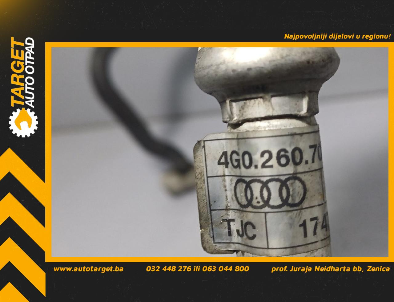 DIJELOVI CRIJEVO KLIME AUDI A6 4G > 11-14 2.0 4G0260701J