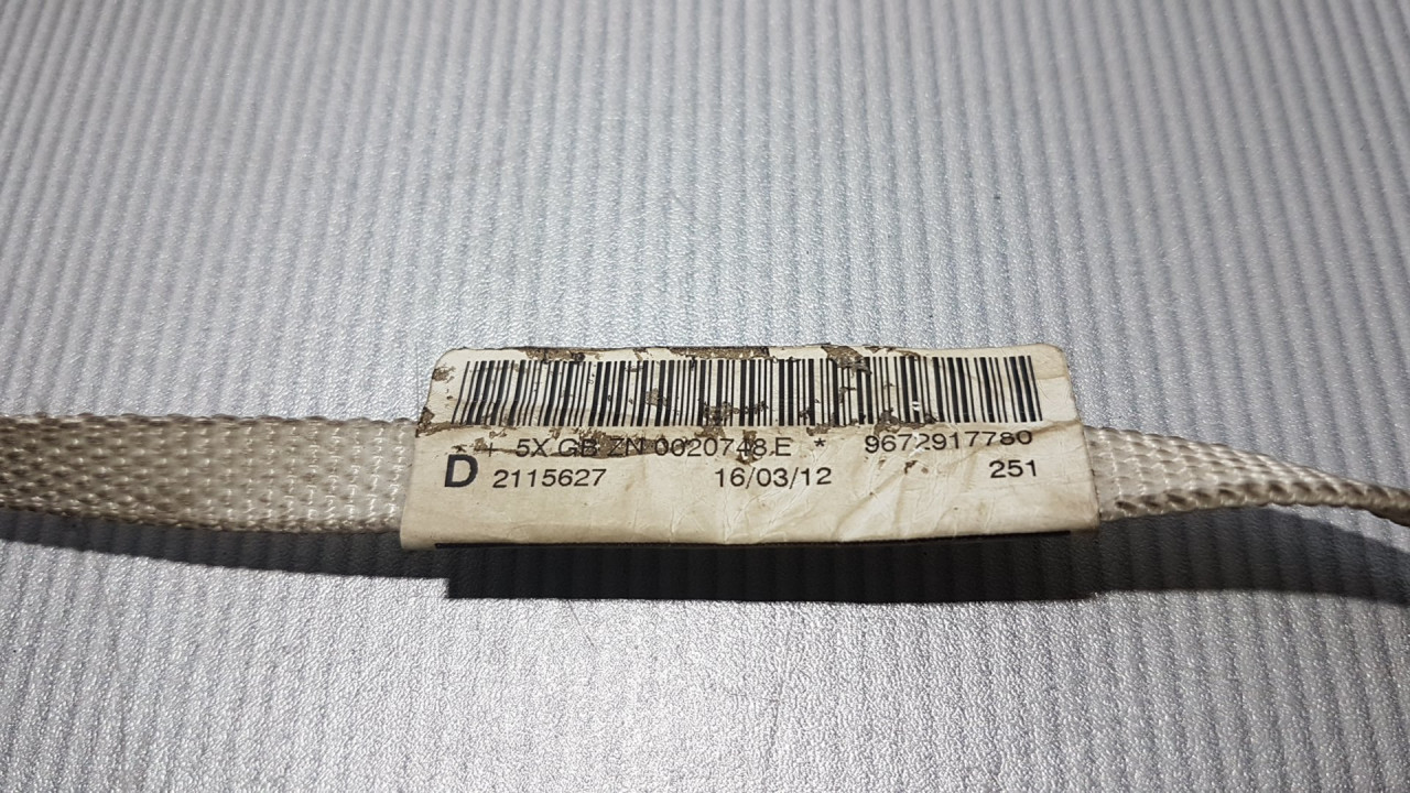 KROVNI AIRBAG PEUGEOT 208 > 12-15 9672917780