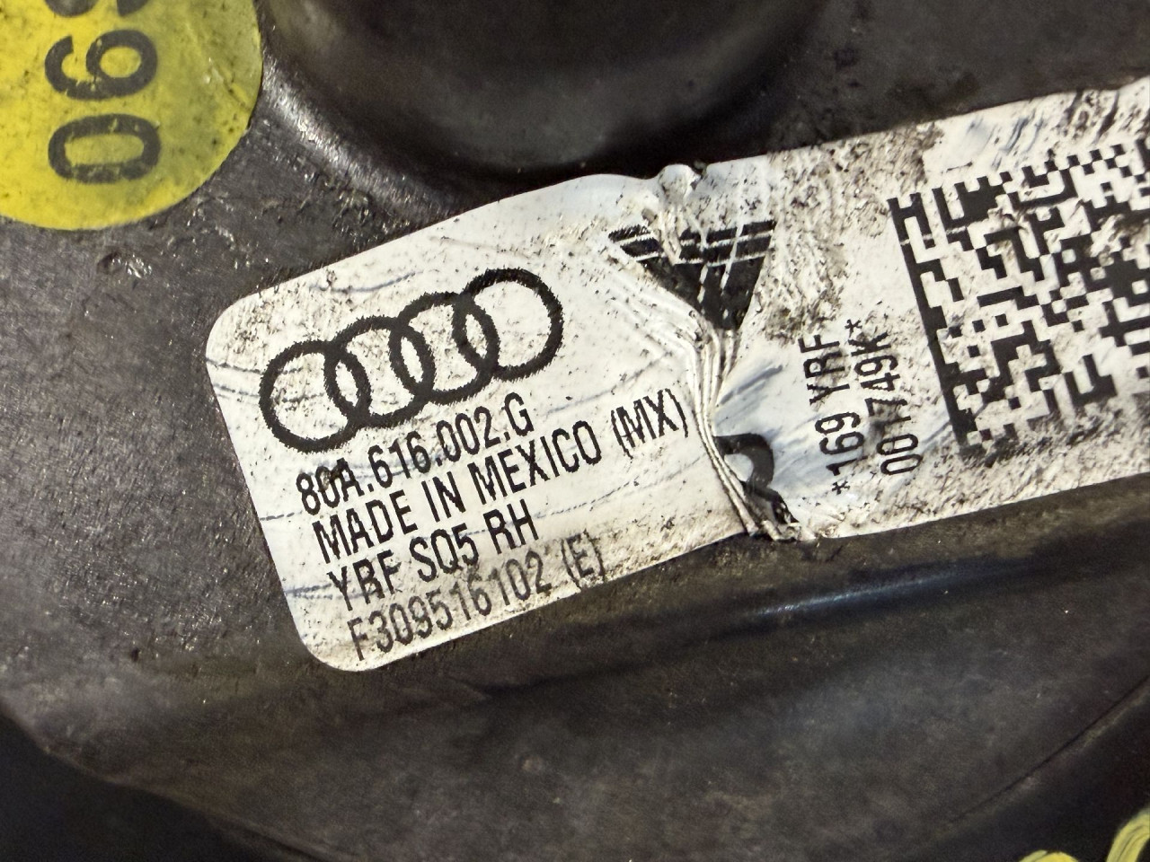 DIJELOVI ZRACNI JASTUK AUDI Q5 (FY) > 17 - 20  3.0 80A616002G