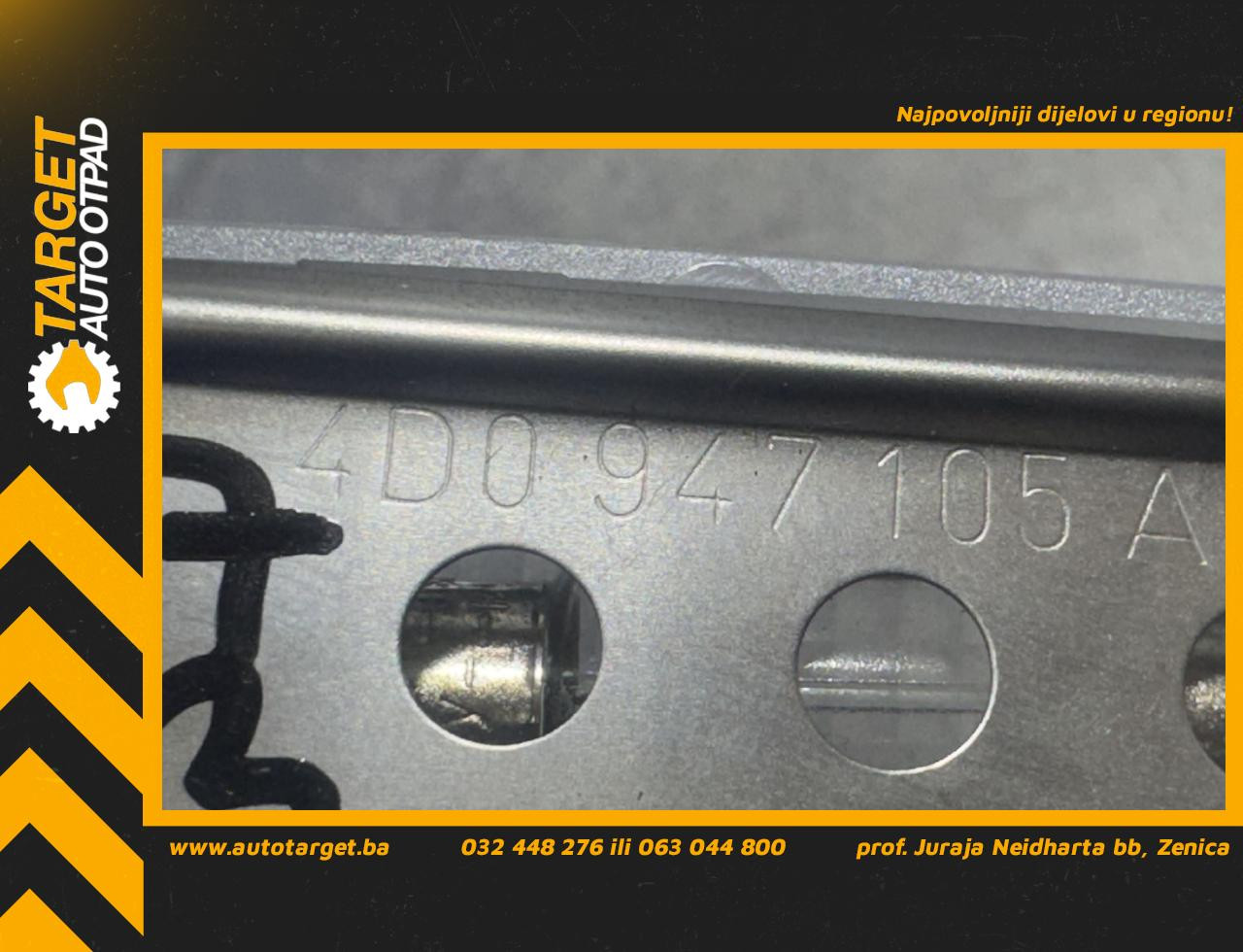 RASVJETA U KABINI AUDI A5 (8T) SPORTBACK > 11-17 4D0947105A