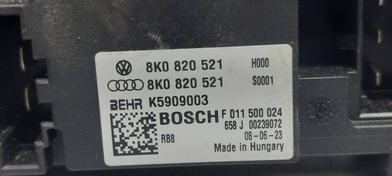 ELEKTRONIKA REOSTAT AUDI A4 (B8) > 07-11 8K0820521