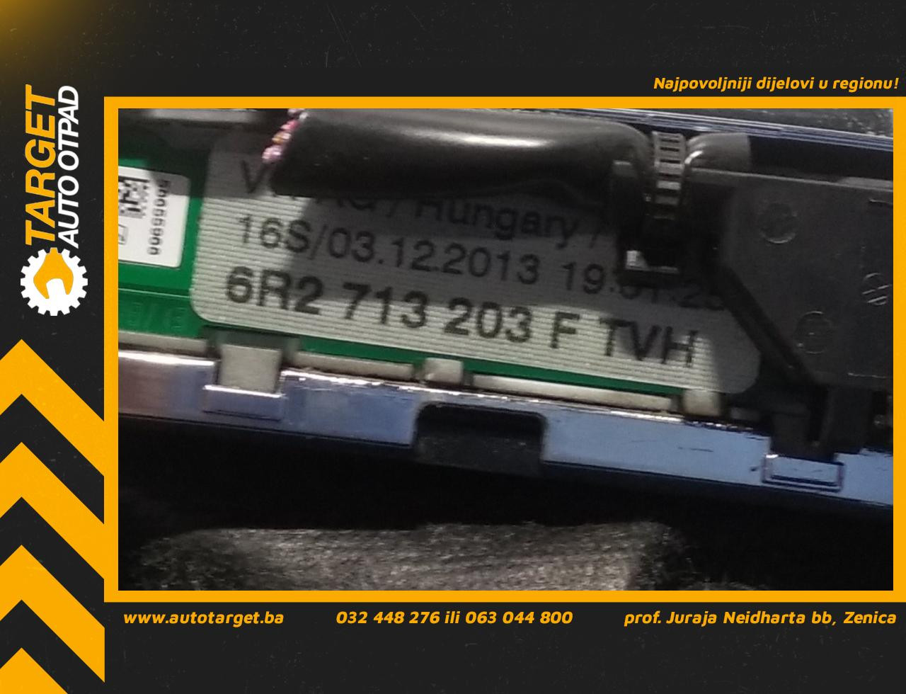 DIJELOVI RUCICA MJENJACA VW POLO > 09-14 6R2713203F