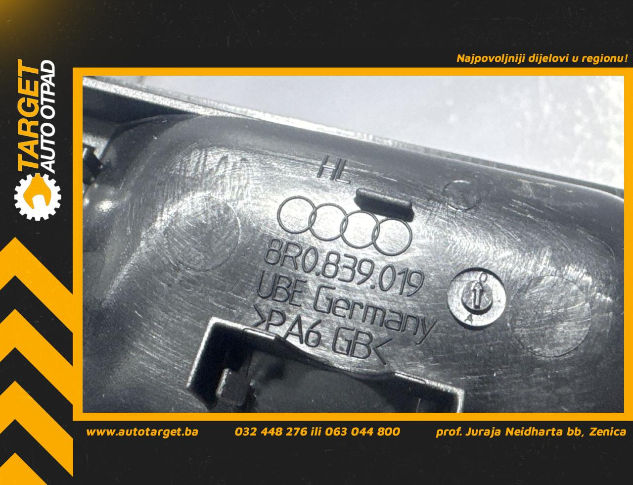 DIJELOVI UNUTRASNJA RUCKA VRATA AUDI Q5 > 12-16 3.0 8R0839019