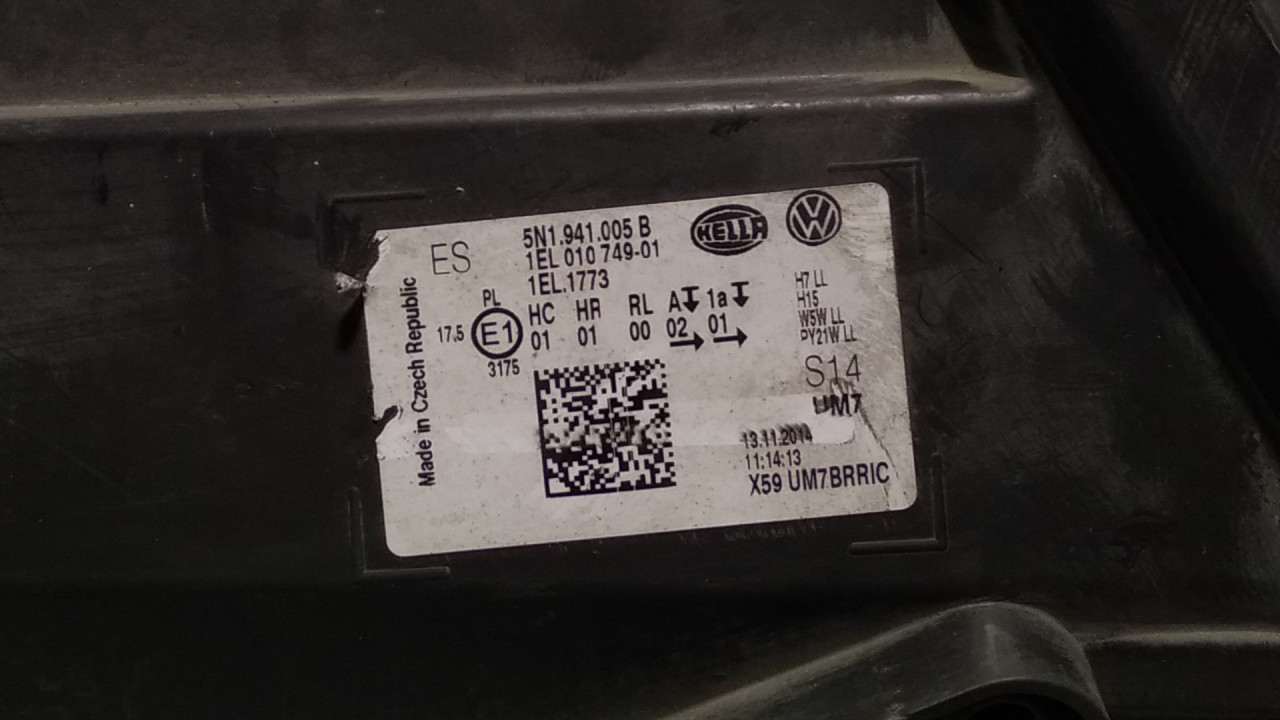 DIJELOVI FAR VW TIGUAN > 11-15 5N1941005B