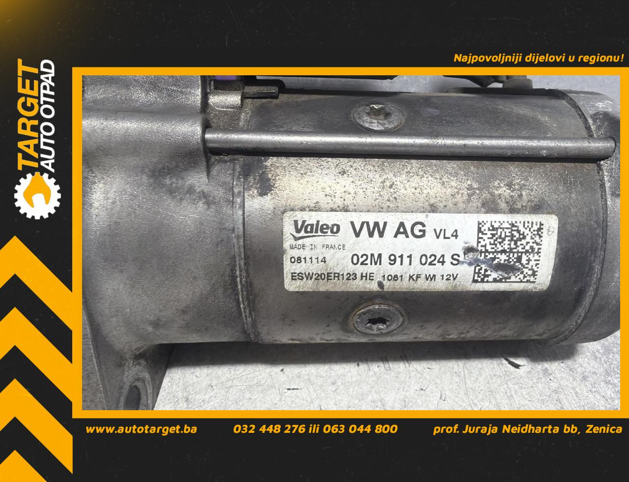 DIJELOVI ALNASER AUDI A3 (8V1/8VA) > 12-16 2.0 02M911024S