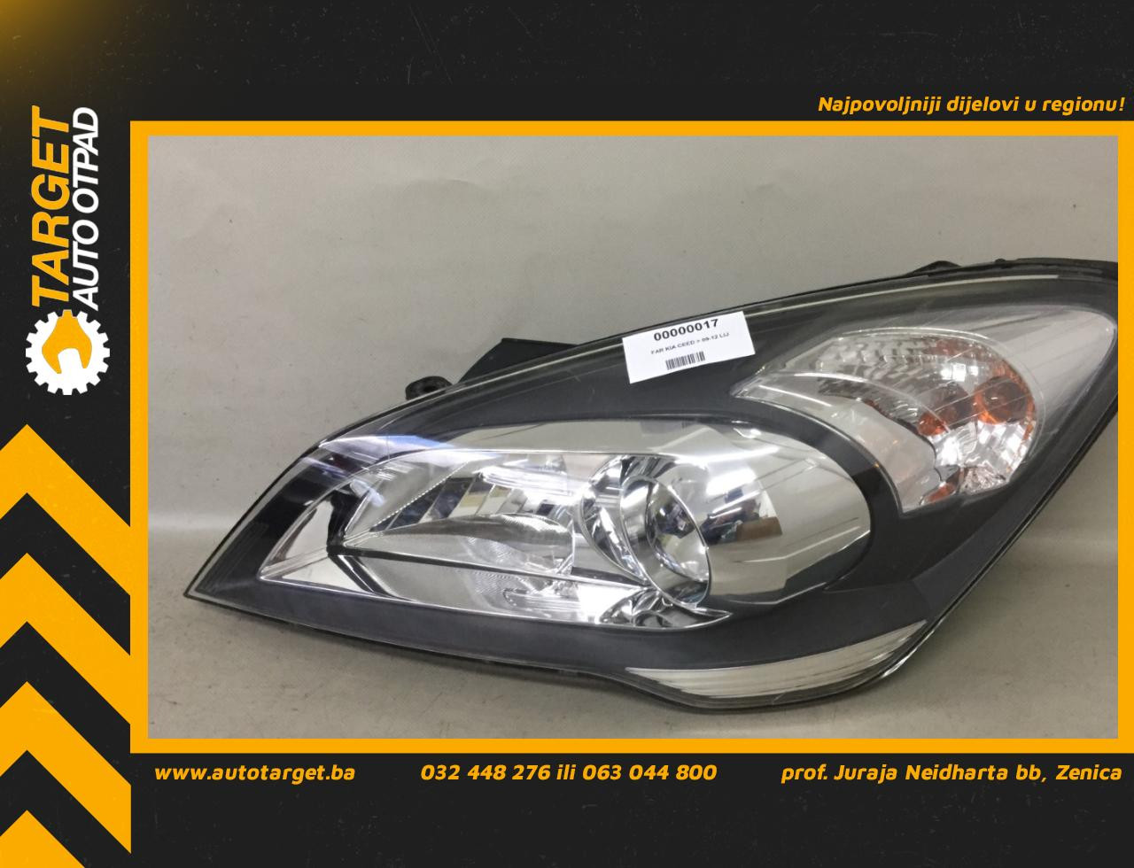 DIJELOVI FAR KIA CEED > 09-12 921011H