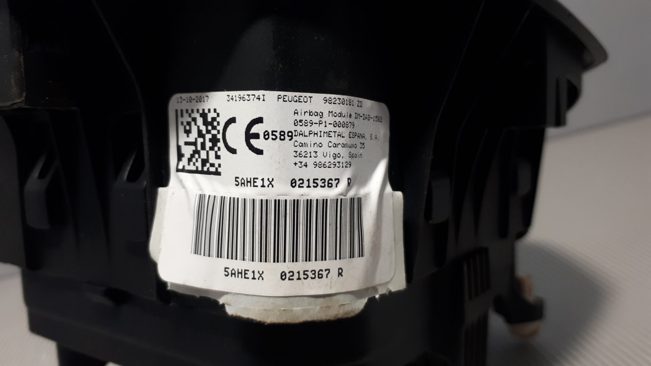 AIRBAG VOLANA PEUGEOT 3008 > 13-16 98230181ZD