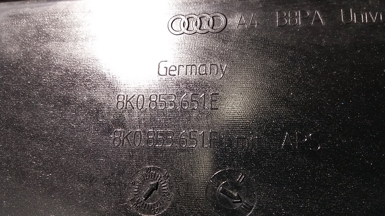 DIJELOVI MASKA AUDI A4 (B8) > 07-11 8K0853651