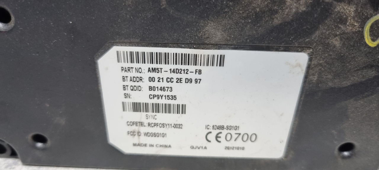 ELEKTRONIKA MODUL FORD FOCUS > 11-14 AM5T14D212FB