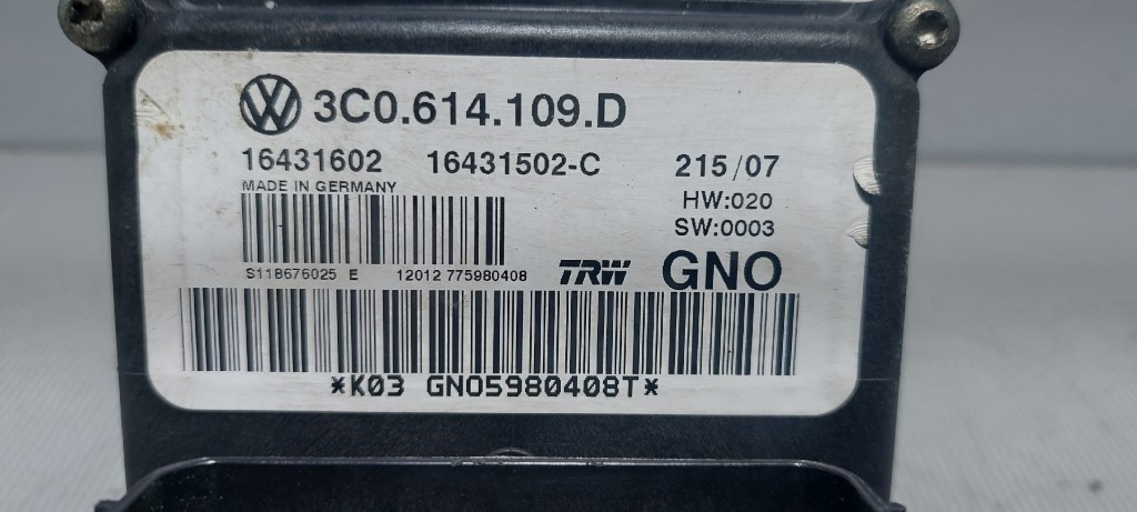 ABS ELEKTRONIKA VW PASSAT B6 > 05-10 3C0614109D