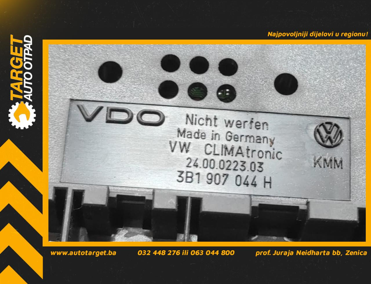 DIJELOVI PREKIDACI KLIME VW PASSAT B5 > 00-05 3B1907044H