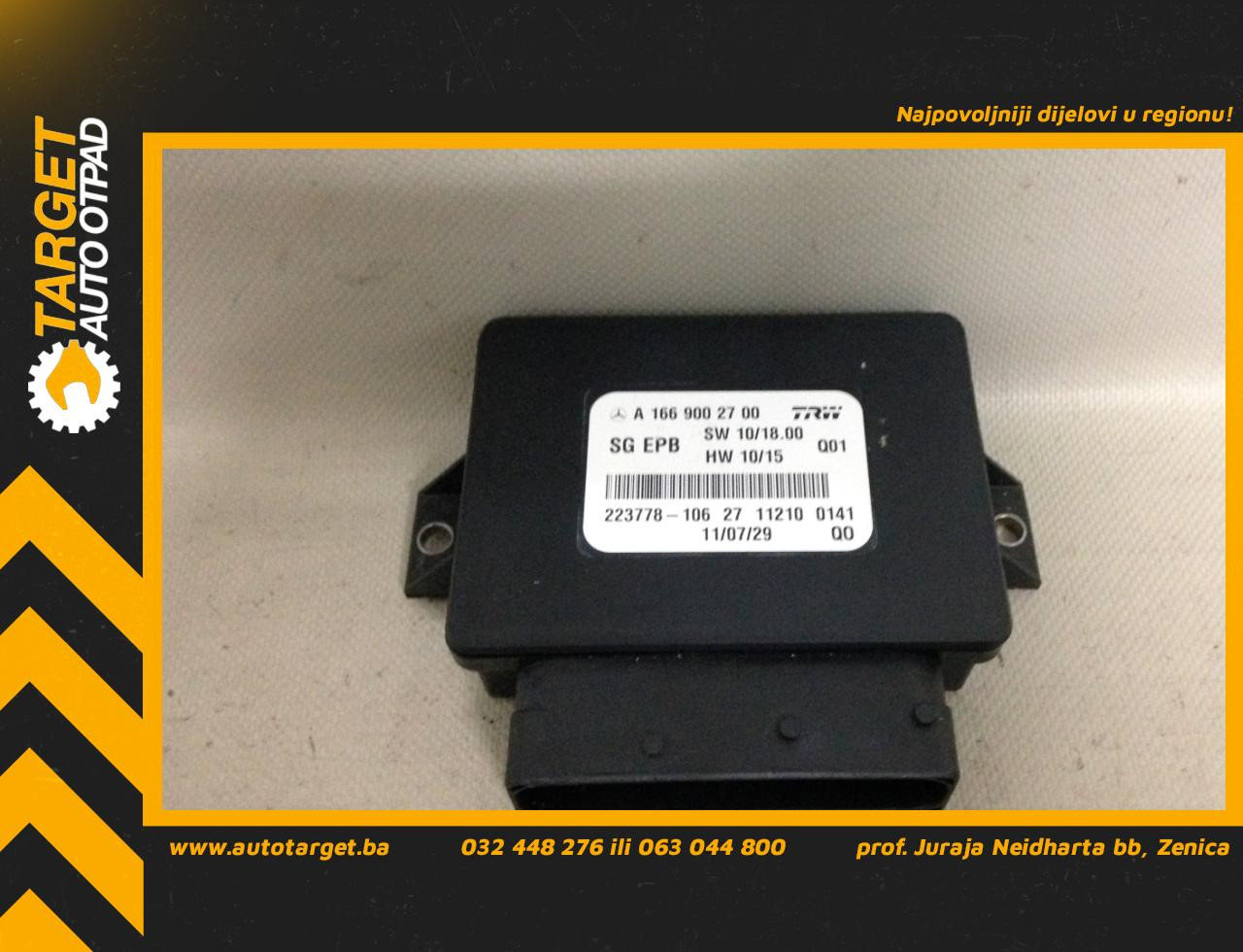ELEKTRONIKA MODUL MERCEDES ML (W166) > 11-15 A166900270