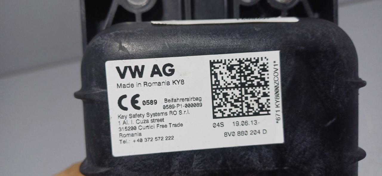 AIRBAG SUVOZACA SKODA OCTAVIA > 13-16 8V0880204D