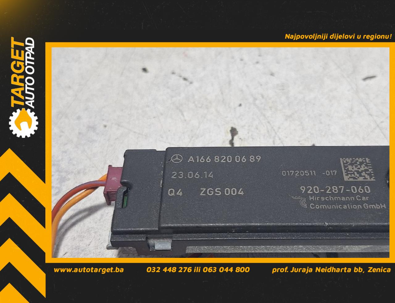 DIJELOVI ANTENA MERCEDES B KLASA (W246) > 14-19 1.8 A1668200689