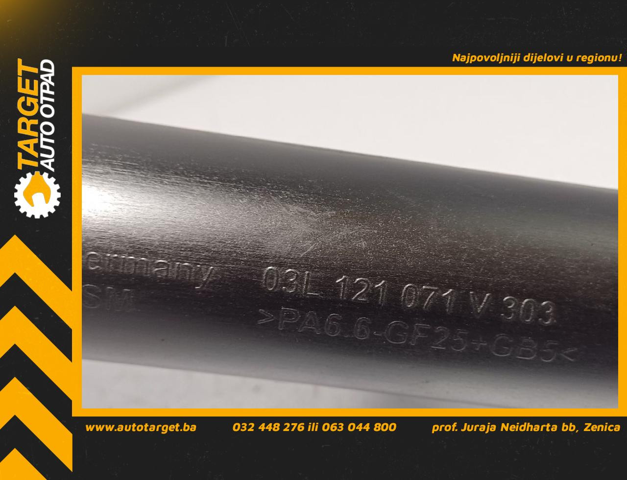 DIJELOVI CRIJEVO AUDI A6 4G > 14-18 3.0 03L121071V