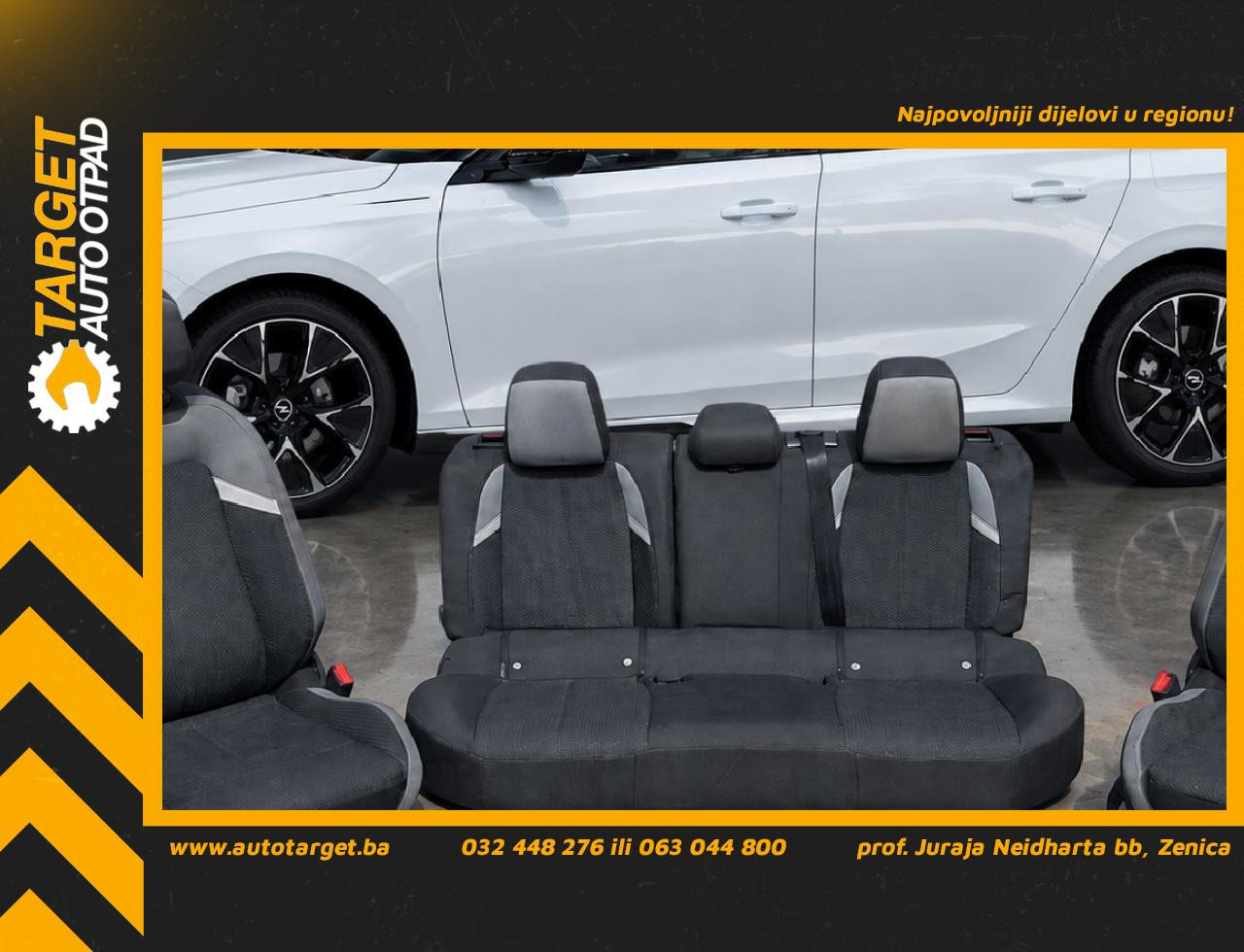 DIJELOVI SJEDISTA OPEL ASTRA L > 22 - 1.2