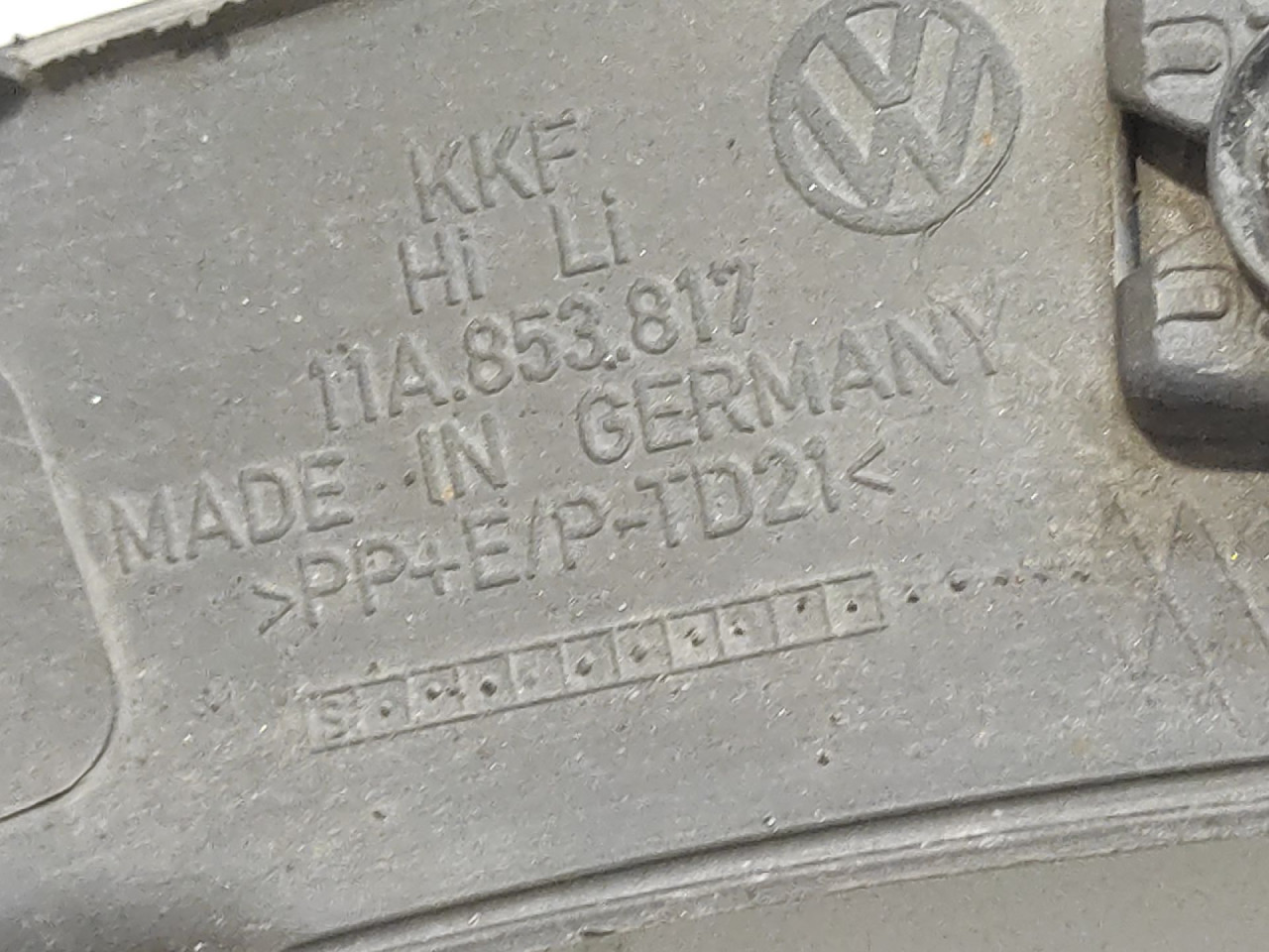 DIJELOVI RUB BLATOBRANA VW ID.4 > 20- 11A853817