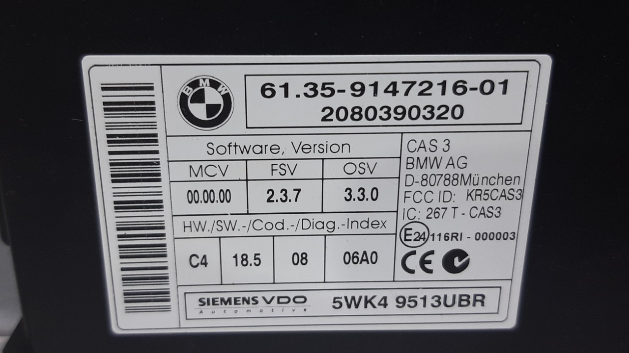 ELEKTRONIKA MODUL BMW SERIJA 5 (E60/E61) > 03-07 914721