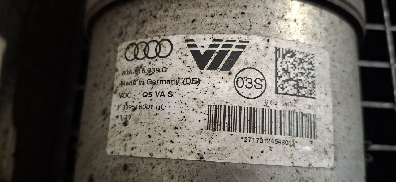 DIJELOVI ZRACNI AMORTIZER AUDI Q5 (FY) > 17 - 20  3.0 80A616039G