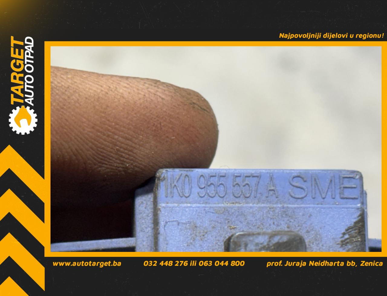 DIJELOVI SENZOR AIRBAGA VW PASSAT B6 > 05-10 2.0 1K0955557A