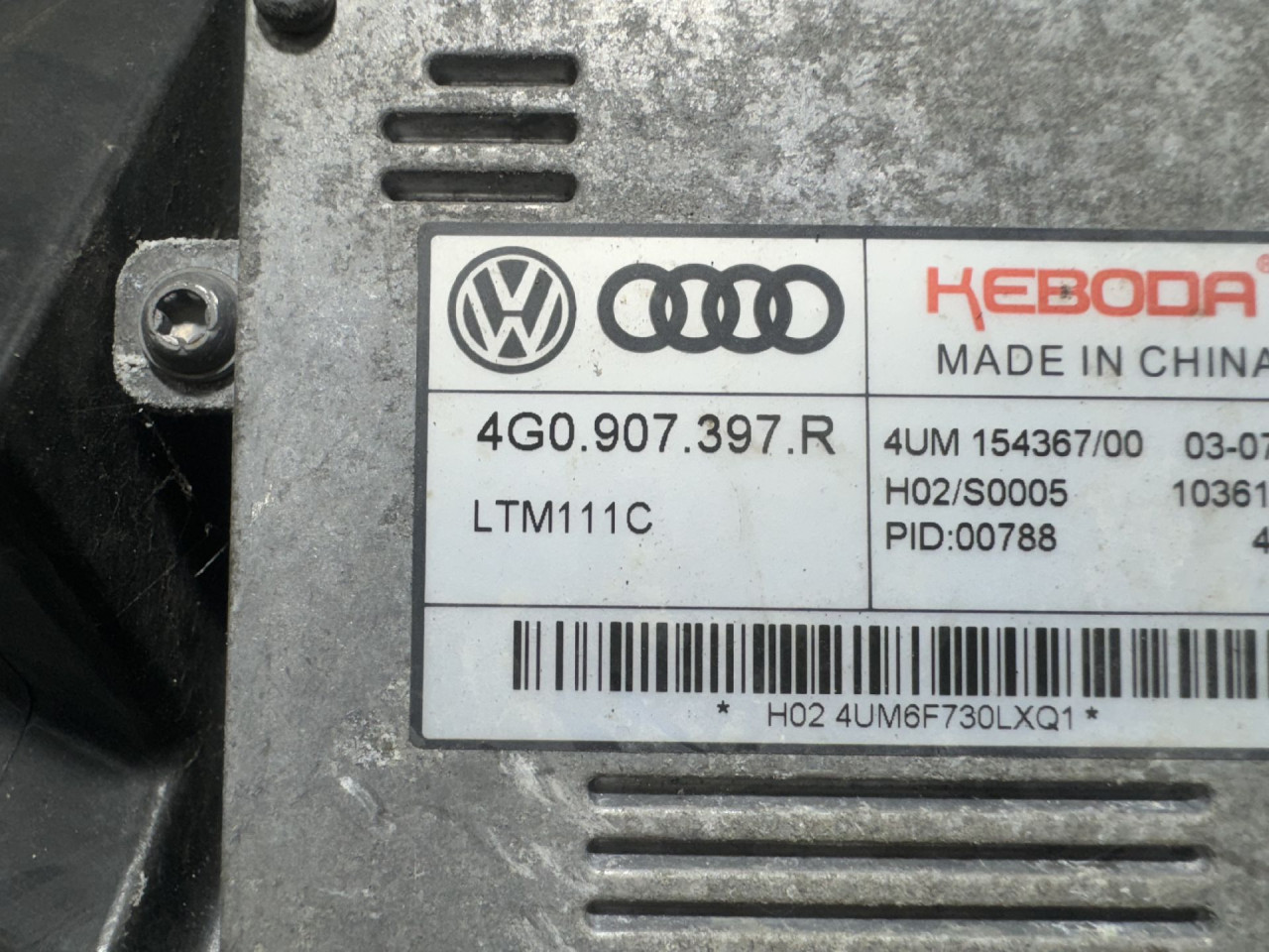 DIJELOVI BALAST FARA AUDI A6 4G > 14-18 4G0907397R
