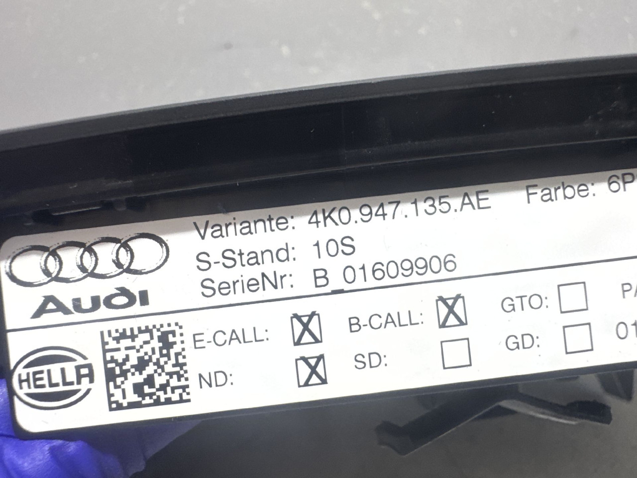 RASVJETA U KABINI AUDI A7 > 18- 4K0947135AE