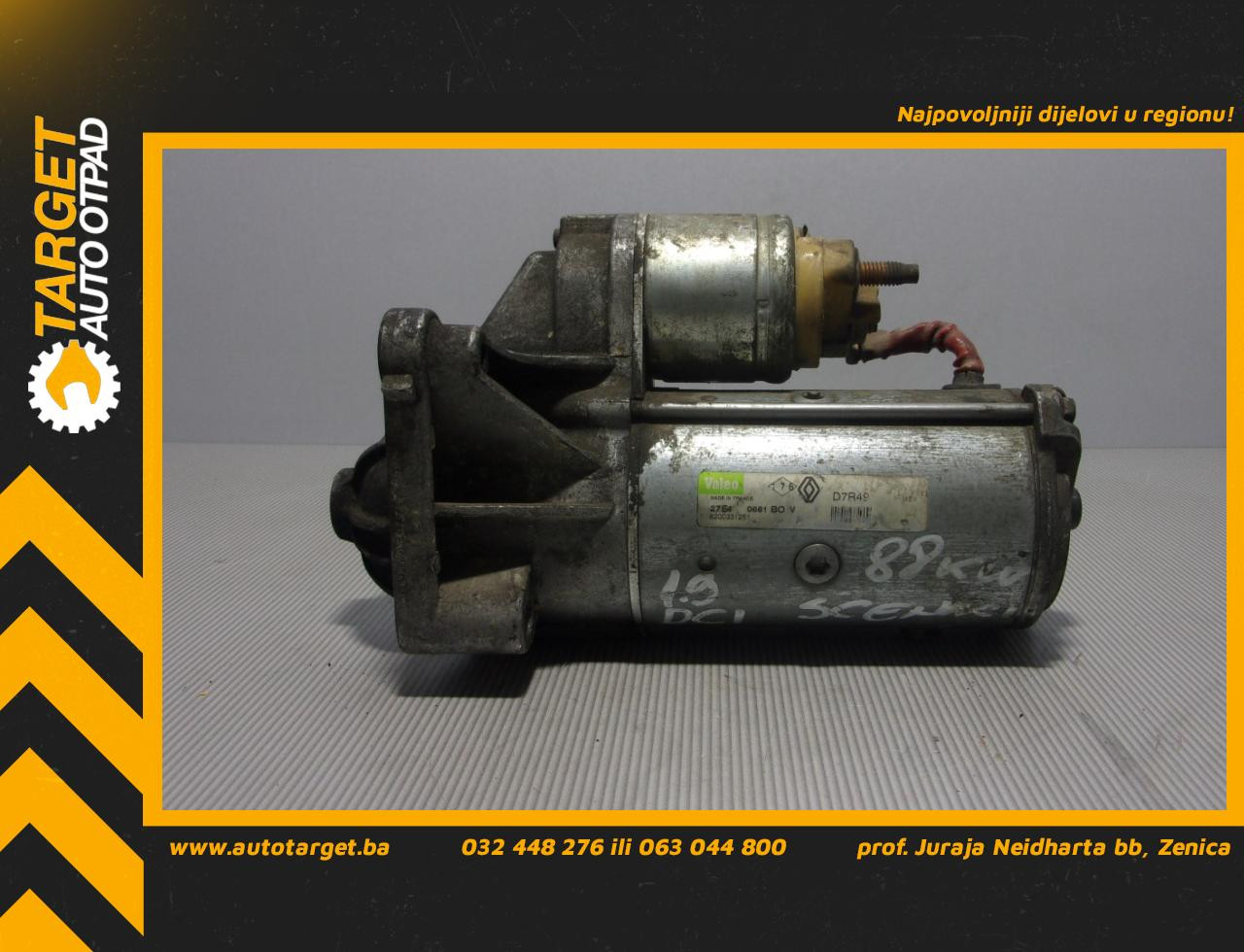 DIJELOVI ALNASER RENAULT SCENIC > 03-06 8200331251
