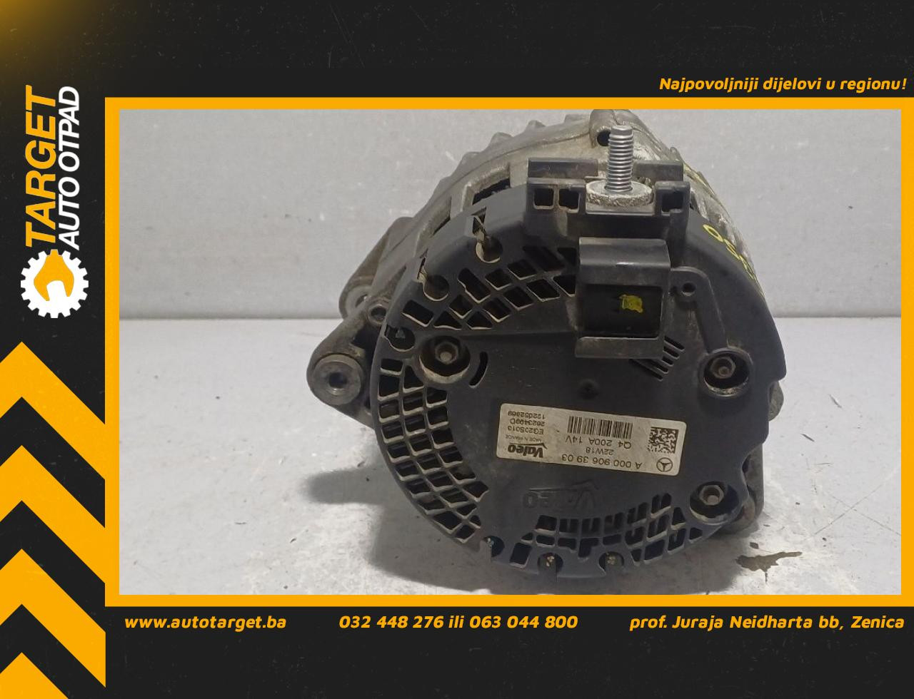 ALTERNATOR MERCEDES VITO (W447) V KLASA > 14- A0009063903