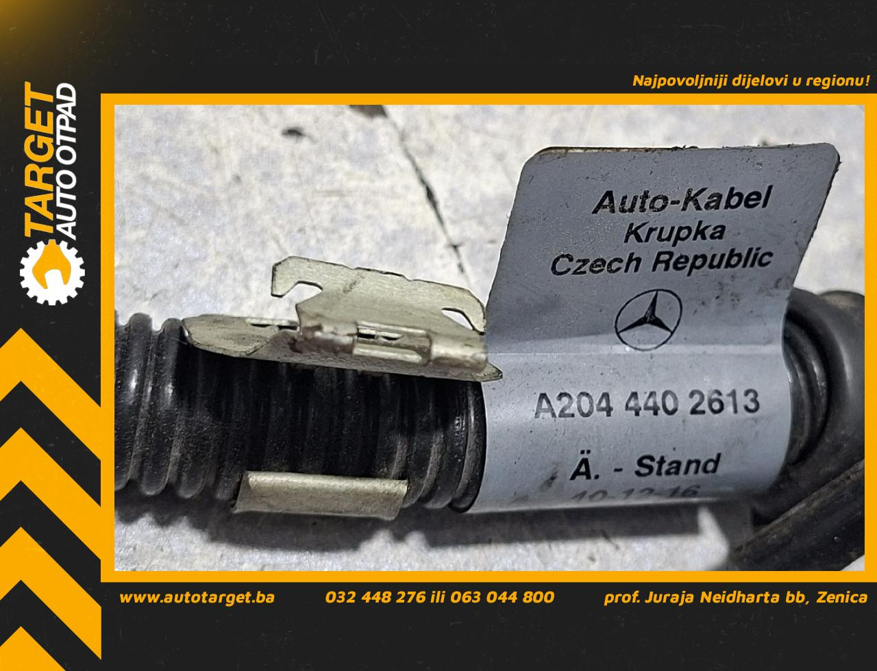 DIJELOVI KLEMA MERCEDES C KLASA (W204) > 11-13 2.2 A2044402613