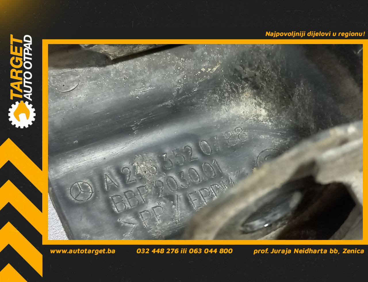 DIJELOVI RAME MERCEDES B KLASA (W246) > 11-14 1.8 A2463520788