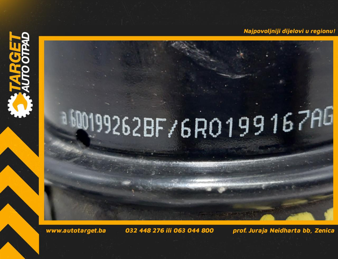DIJELOVI NOSAC MOTORA SKODA FABIA > 10-14 6R0199167AG