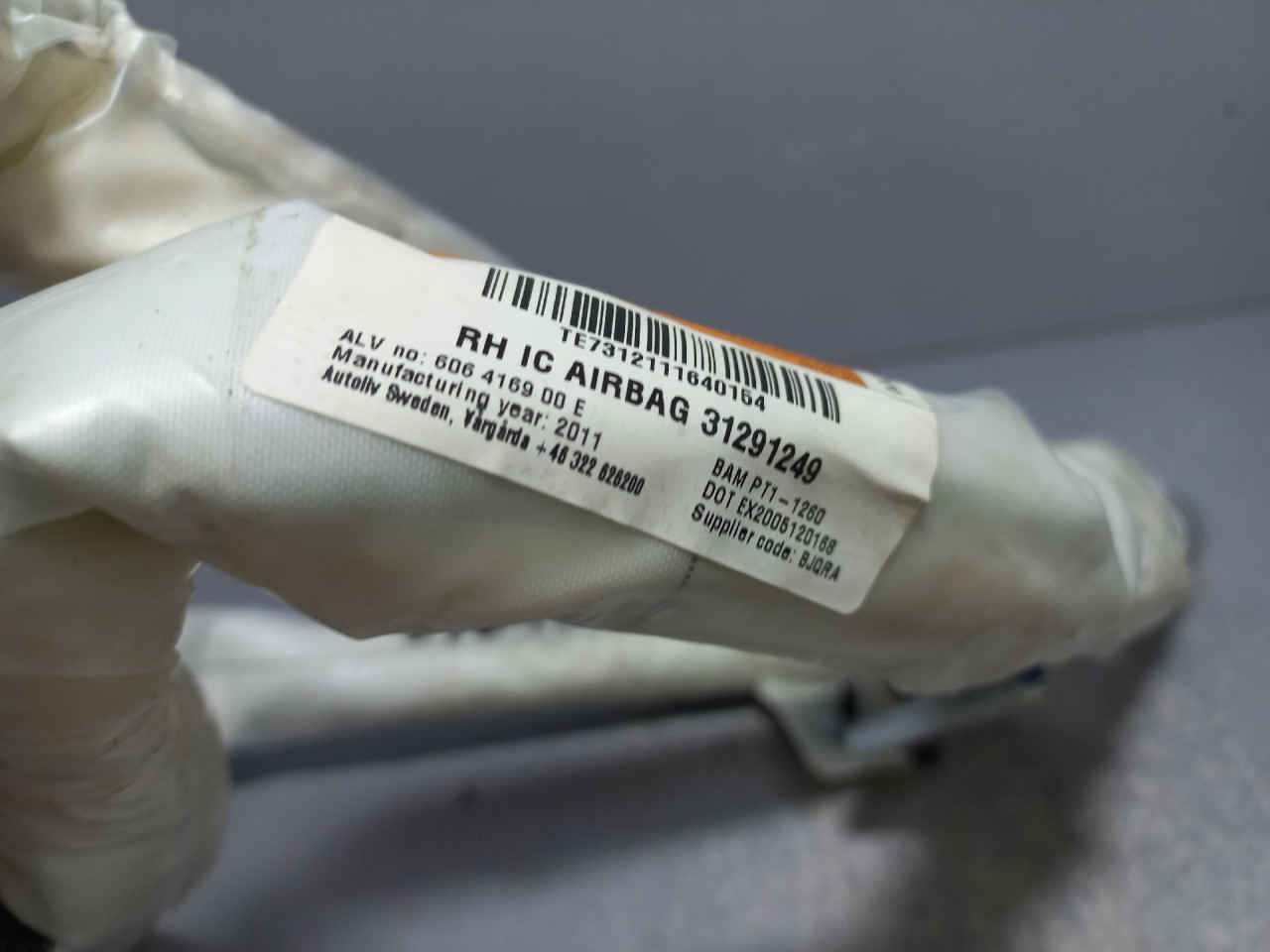 DIJELOVI KROVNI AIRBAG VOLVO XC70 > 07-13 31291249
