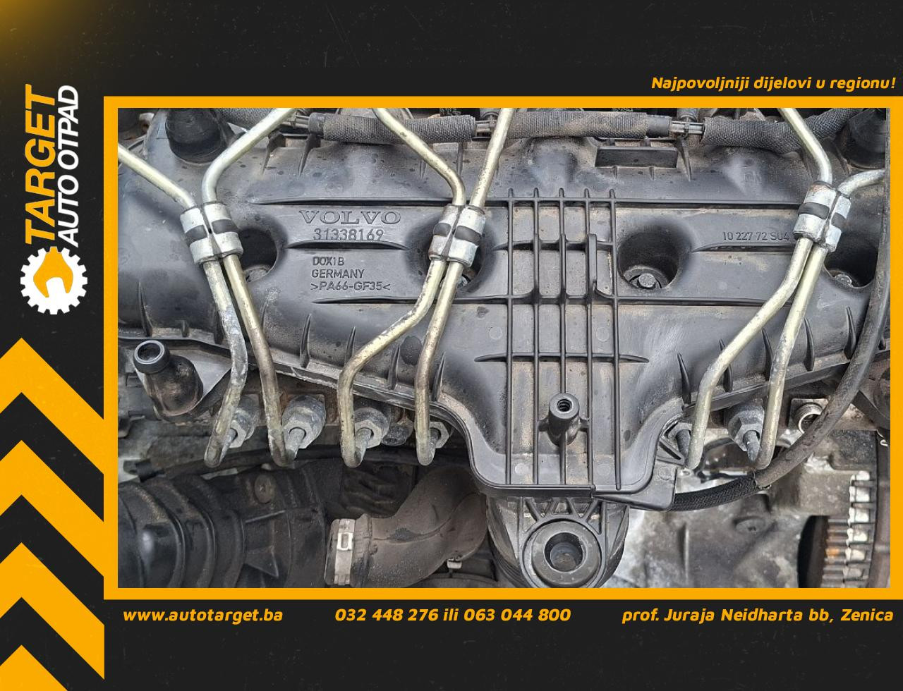DIJELOVI USISNA GRANA VOLVO V40 > 12-16 2.0 31338169