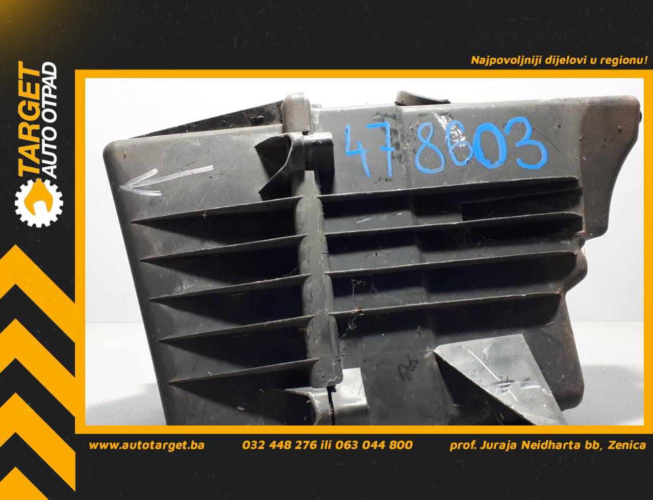 KUCISTE FILTERA ZRAKA SKODA FABIA > 07-10 6Q0129601AR