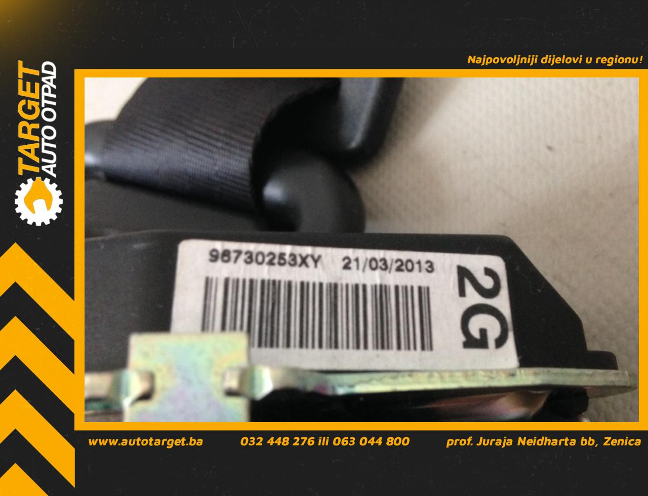 DIJELOVI POJAS PEUGEOT 208 > 12-15 PG326030 96730253XY