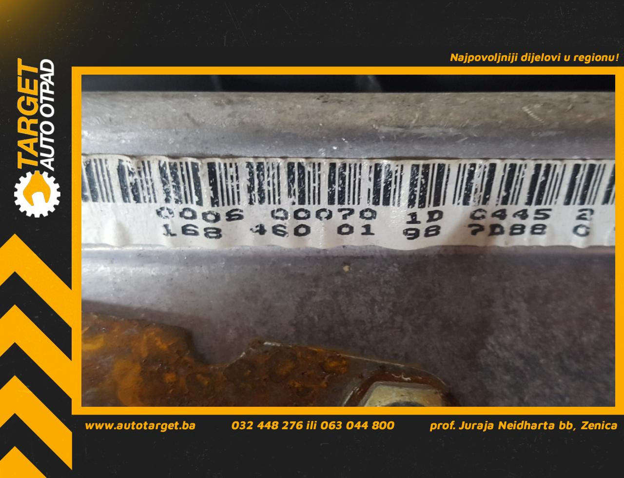 AIRBAG VOLANA MERCEDES A KLASA (W168) > 97-01 1684600198