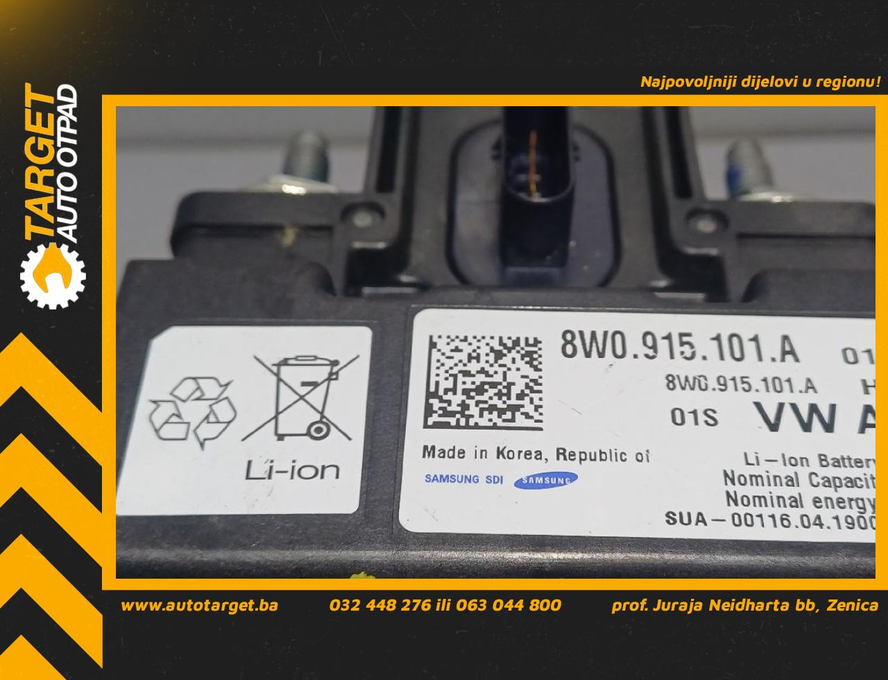 DIJELOVI BATERIJA AUDI A4 (B9) > 19- 2.0 8W0915101A