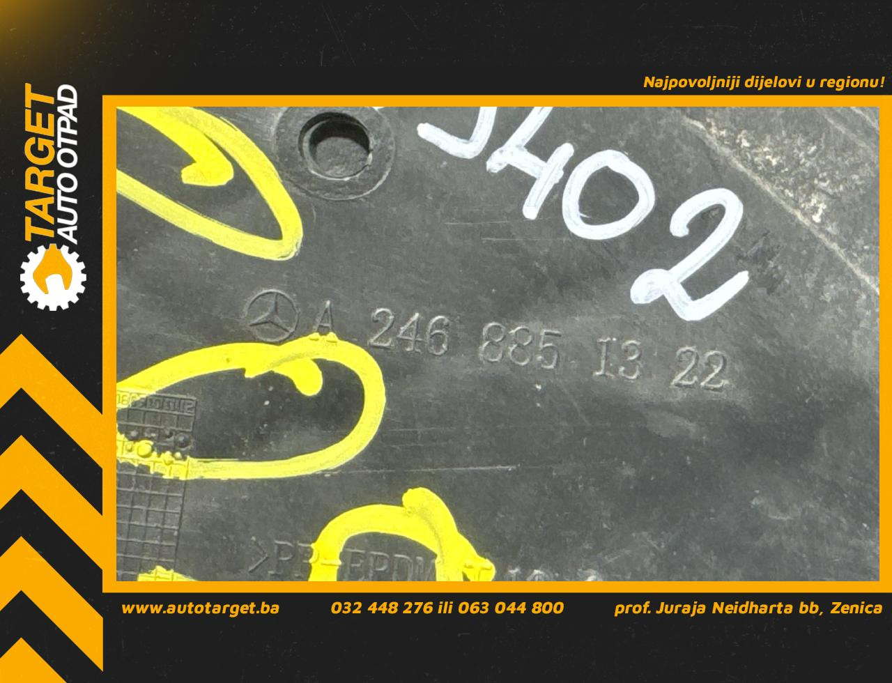 PLASTIKA BRANIKA MERCEDES B KLASA (W246) > 11-14 A2468851322